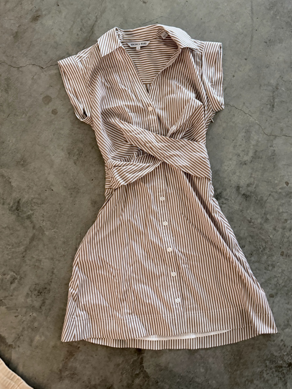 Veronica Beard

Nagano Striped Stretch Cotton Shirtdress new never worn